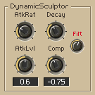DynamicSculptor control panel