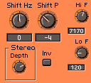 FreqShift control panel