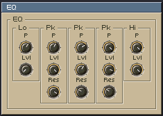 ParEQ control panel