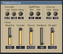 StadiumChorus control panel