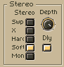 Stereoizer control panel