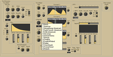 Click to enlarge VoxHumana control panel